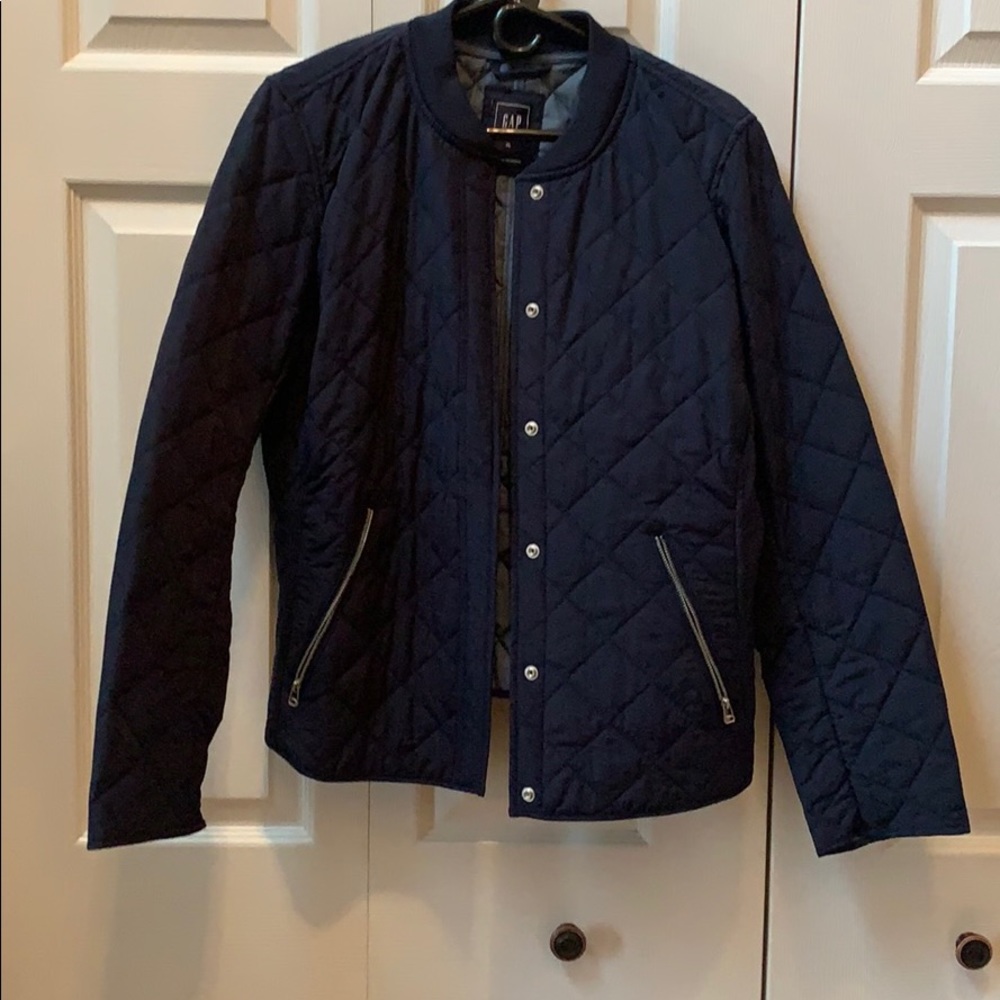 Gap Quilted Navy Jacket
